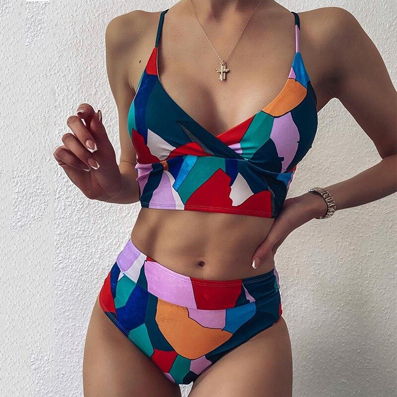 Geometric Chic Bikini - Two Piece