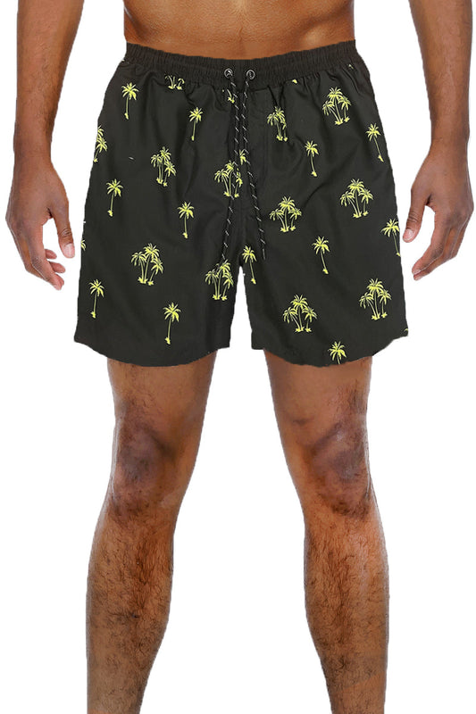 Neon Lime Palms Board Shorts
