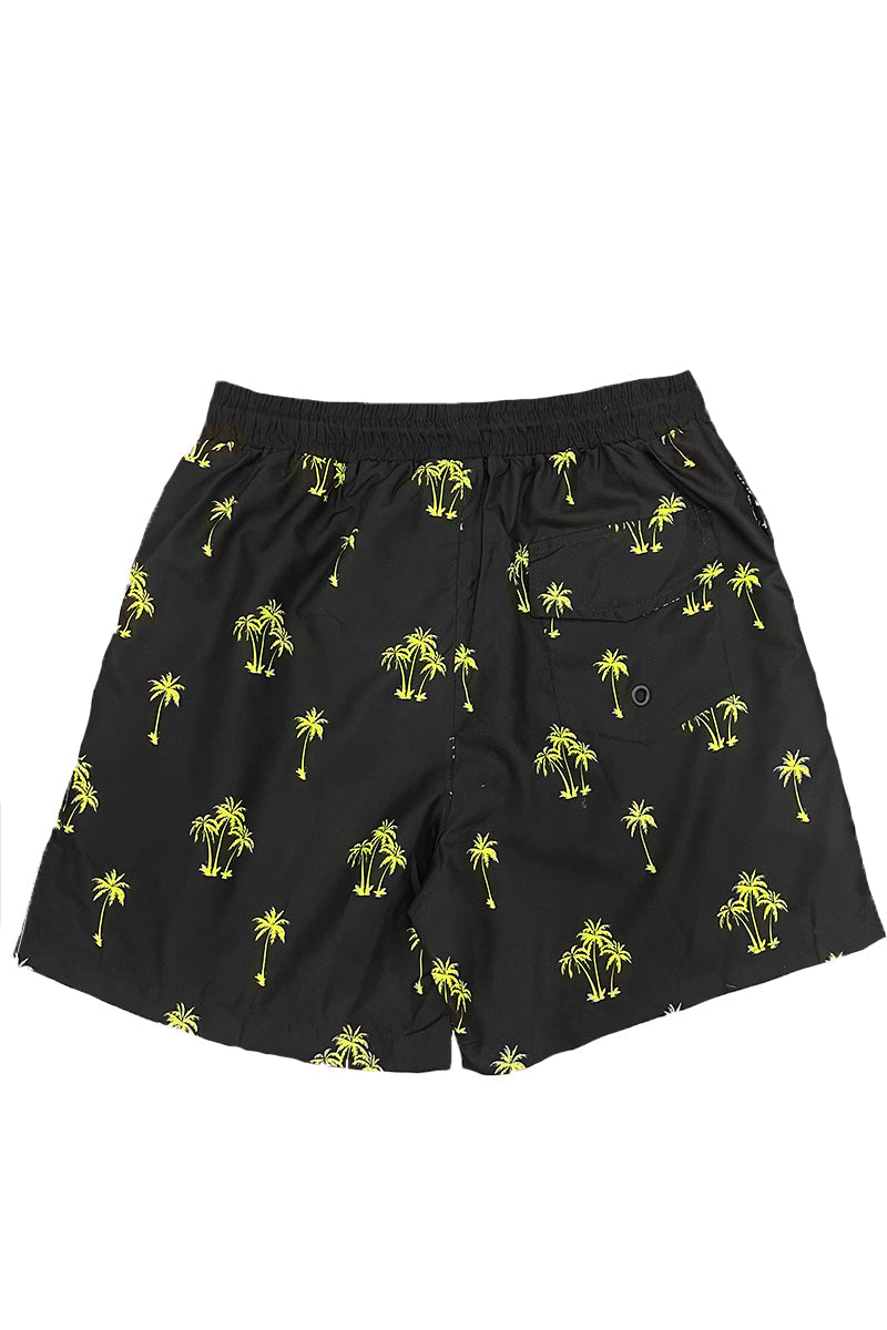 Neon Lime Palms Board Shorts