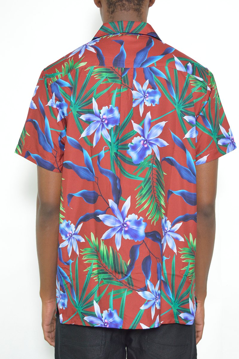 Jungle Fusion Hawaiian Button Down Shirt