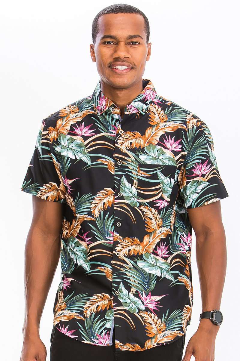 Hawaiian Fusion Button Down Shirt
